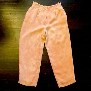 vintage silk slacks naturally dyed!